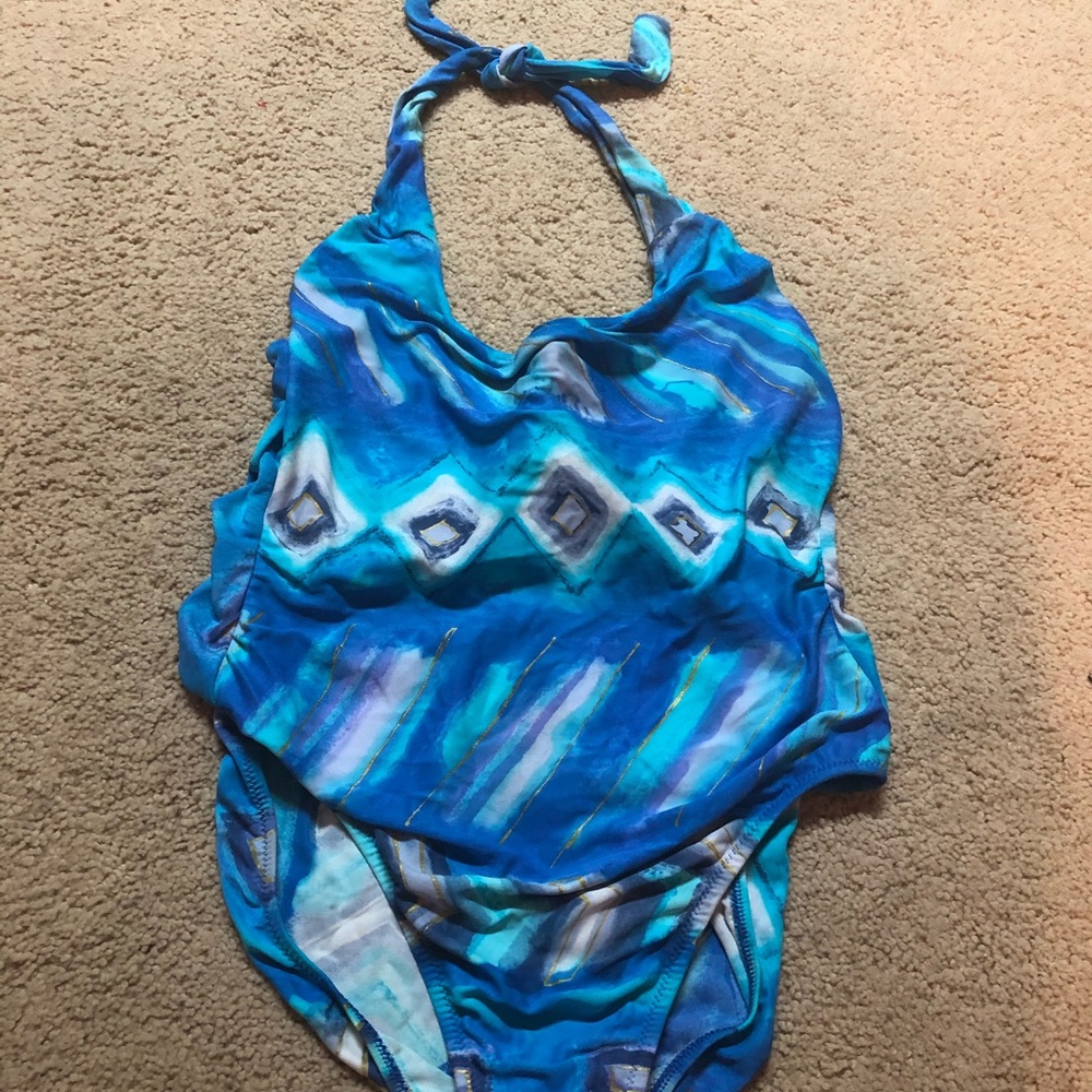 Lady Swimsuit Blue size 8 never wore